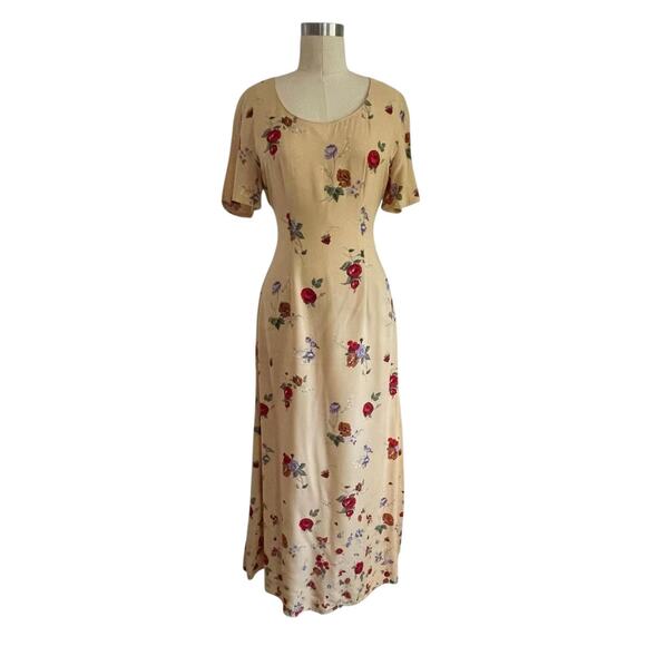 Terry Ward Dresses & Skirts - Classic Cream Floral Maxi Dress